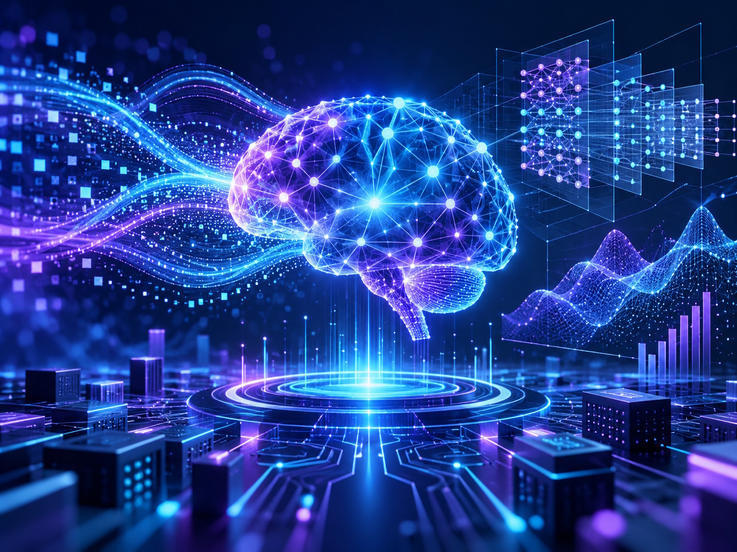Artificial intelligence and machine learning concepts with neural networks